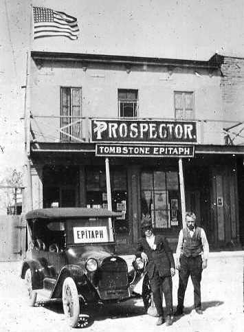 Historic photograph of a Tombstone prospector